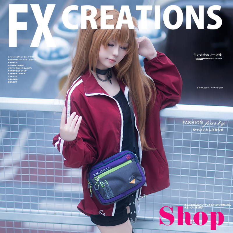 EVA联名初号机暴走单肩包福音战士动漫周边潮出行百搭潮流斜挎包