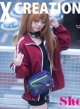 EVA联名初号机暴走单肩包福音战士动漫周边潮出行百搭潮流斜挎包