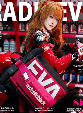 RADIO EVA新世纪福音战士联名动漫周边双肩包男二次元学生背包大