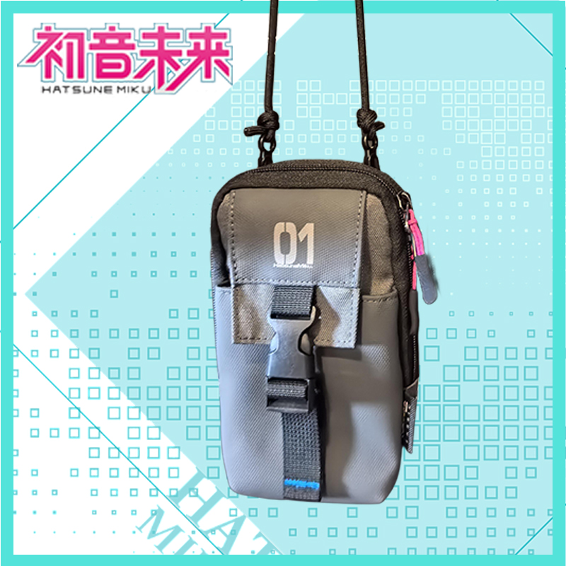 初音未来联名动漫周边单肩包