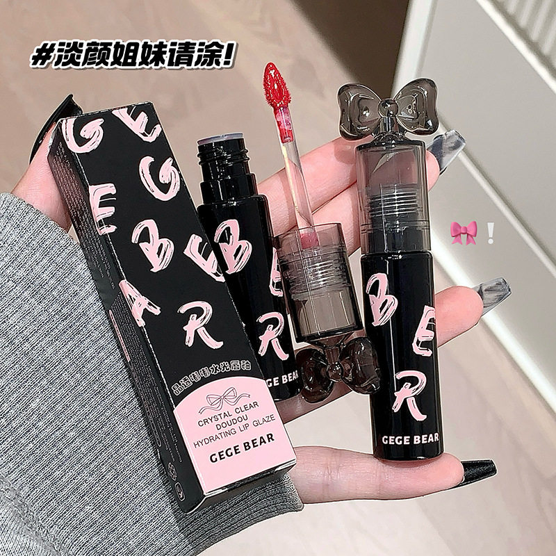 新款推荐晶透嘟嘟水光唇釉 镜面滋润不沾杯素颜女学生党显白口红