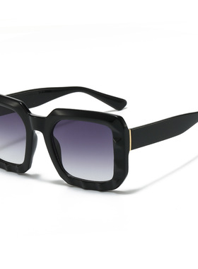 法国coss koko时尚矩形眼镜女款外销防晒墨镜新款欧美大方框