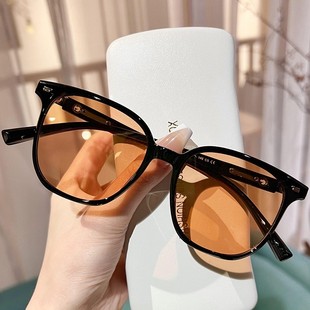 Bell 黑框茶色墨镜女款 Portney 法国 高级感防紫外线偏光太阳眼镜