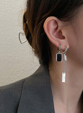 法国coss koko不对称流苏耳环小众设计感高级耳钉年新款潮复古