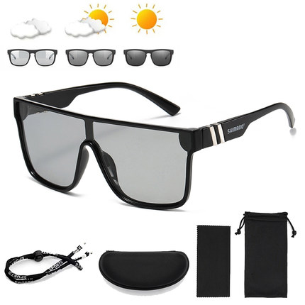 禧玛诺/SHIMANO大镜面变色日夜两用钓鱼眼镜遮阳防强光高清太阳镜