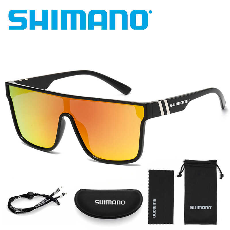 SHIMANO large mirror HD polarized fishing sunglasses Luya