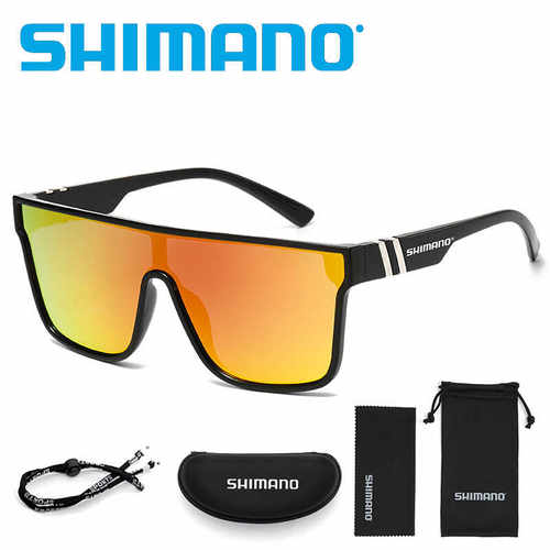 SHIMANO large mirror HD polarized fishing sunglasses Luya