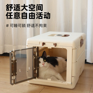 车载猫包大容量透气狗笼手提出 宠物折叠航空箱猫咪外出便携式