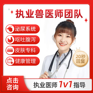 宠物医生在线问诊 猫咪狗狗在线兽医师服务 宠物健康咨询