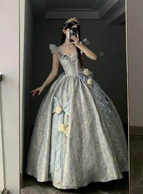 Lolita裙子晚礼服年会端少女仙气质学生日成人礼艺考在逃公主裙
