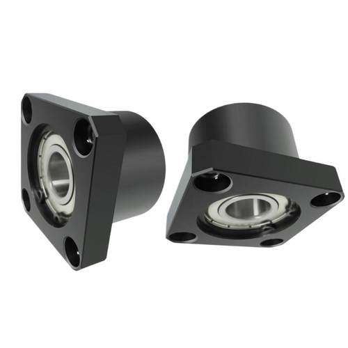 方形轴承座组件支架座法兰衬套钢制双轴承座BFP11 BGSBB6204 6206