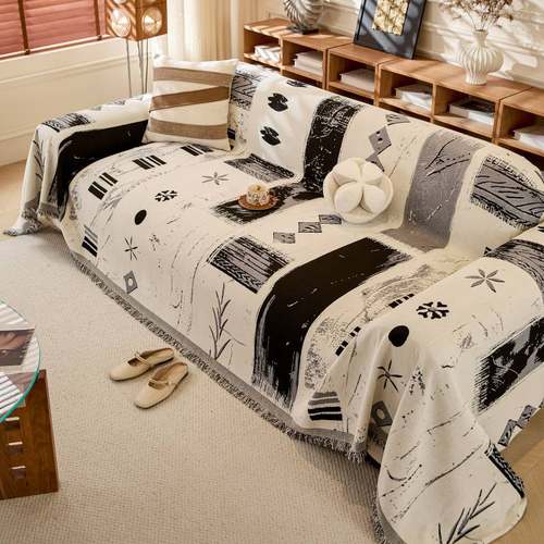 雪尼尔面料四季通用防滑沙发垫