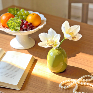 装饰小摆件绢花蕙兰假花仿真花摆设桌面洗手台装饰花花艺摆件