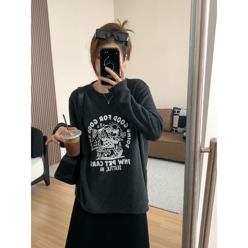 JMHHLL卡通印花大版T恤卫衣