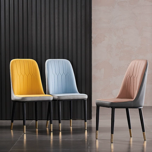 Современный легкий роскошный задний стул обеденный стул Столт стул кофейня стул отель, нордическое кресло простой современный диван -стул