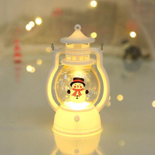 Christmas vintage oil light candle light LED horse light wi