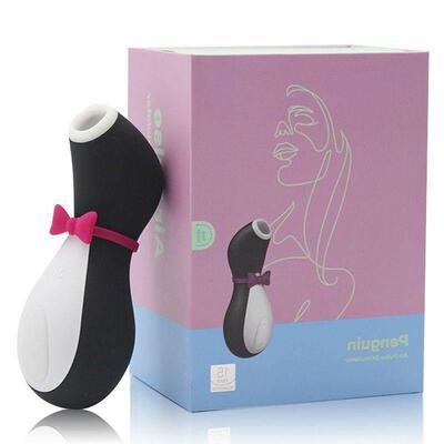 tongue penguin licking sucking Clit Stimulation G spot Silic