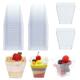 60ML Disposable Plastic Cups 100pcs Dessert Portion