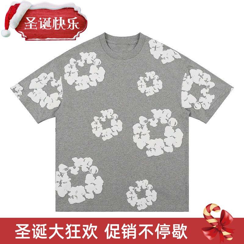 Trndy bTaggy YFJ-eshirt hip hop su裤it潮流宽松T恤印花短嘻哈