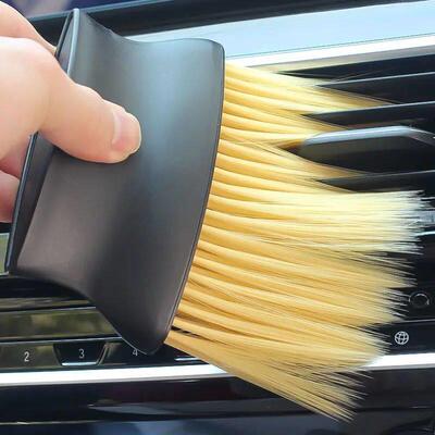 Car interior sweeping dust soft brush car wash tool artifact