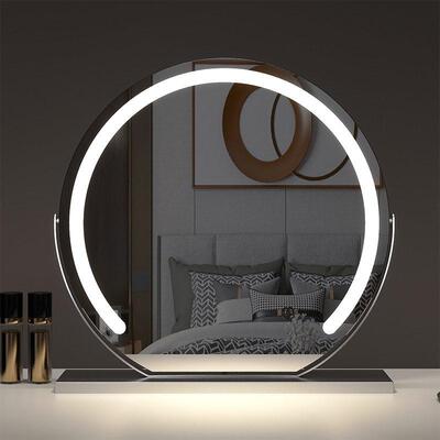 Makeup mirror with light LED mirror化妆镜带灯智能梳妆镜LED台