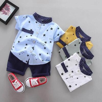 children Clothes T-shirt Shorts boy for Boys Set Baby Kids