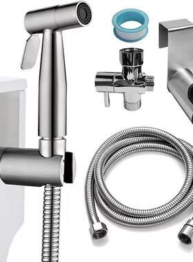 Black Bidet Faucet Hand Protable Toilet Bidet Sprayer Stainl