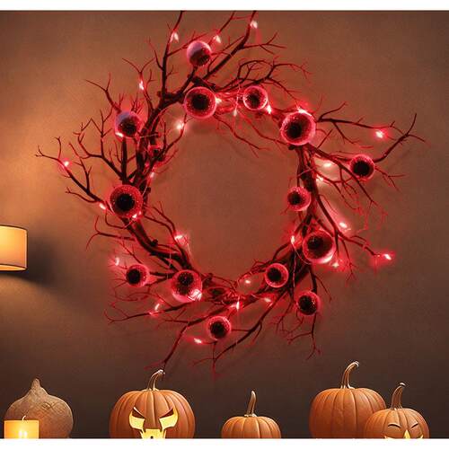 Halloween eyeball garland dead branch pendant party decorati