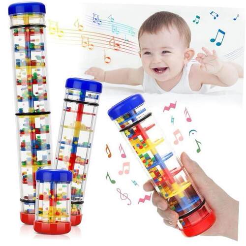 Rainmaker Baby Toys Rain Stick for Babies 6 12 Months Ratt