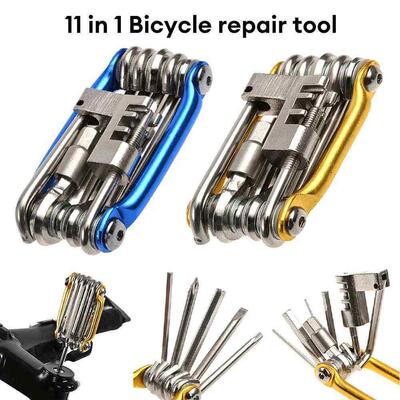 11 in 1 Bicycle Repair Tool Kit Mountain Bike Wrench Screwdr