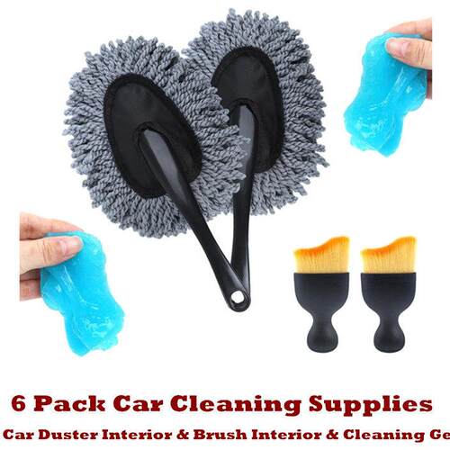 Microfiber Car Duster Interior Car Cleaning Supplies Kit