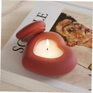 Cup Silicone Gypsum Love Aromatherapy Candle DIY Fat Mold