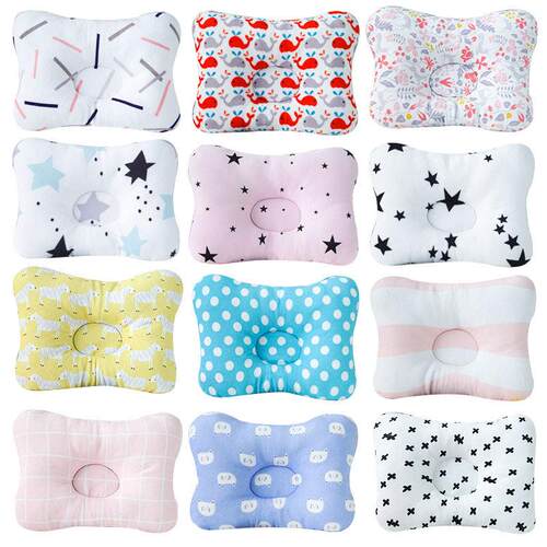 Muslinlife Bedding Neck Support Kids Pillow Head Infant Shap