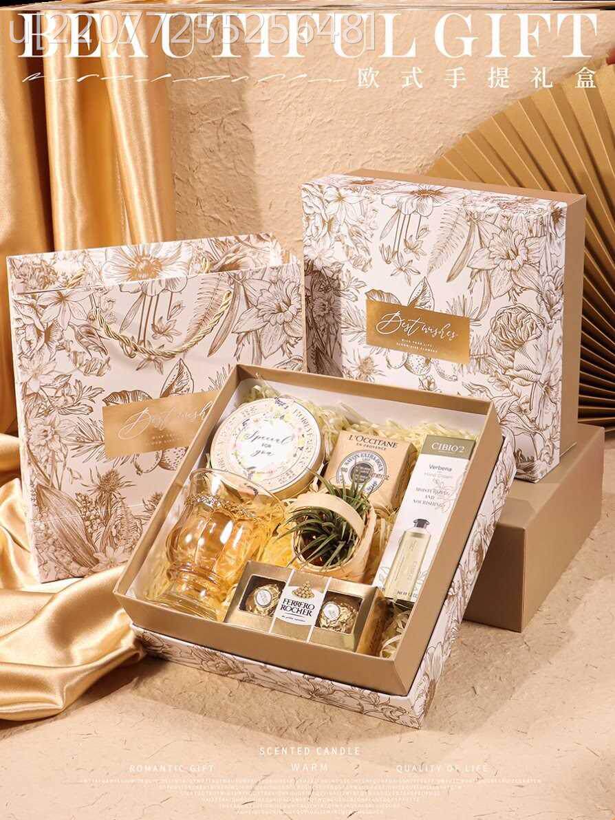 婚礼宾客伴手礼女伴娘结婚高档实用套装成品伴郎高端宾客回礼礼盒