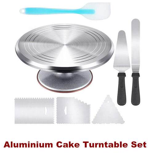 Aluminium Cake Turntable Set Baking Tools Cake Decorating