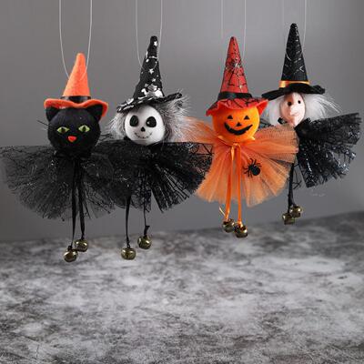 Halloween decoration party pumpkin ghost witch pendant 挂饰