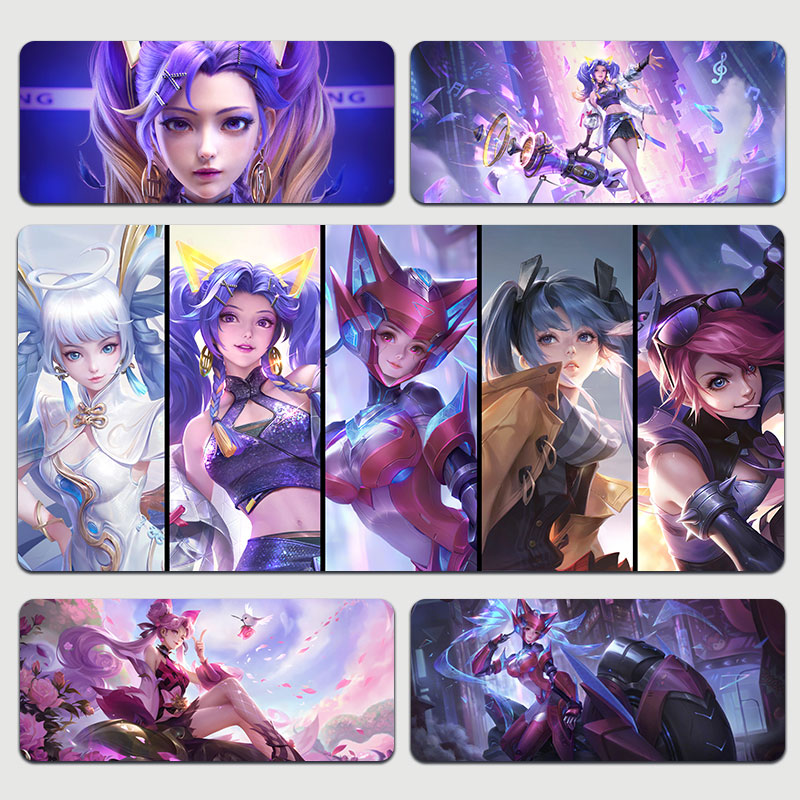 王者荣耀孙尚香鼠标垫异界灵契时之恋人水果甜心超大加厚防水桌垫