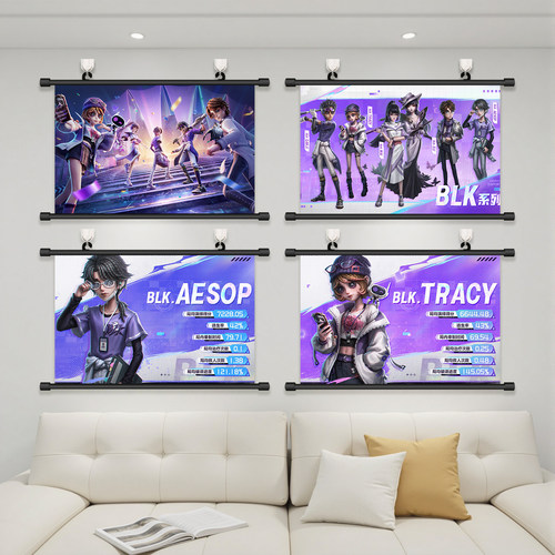 第五人格BLK战队电竞皮海报挂画