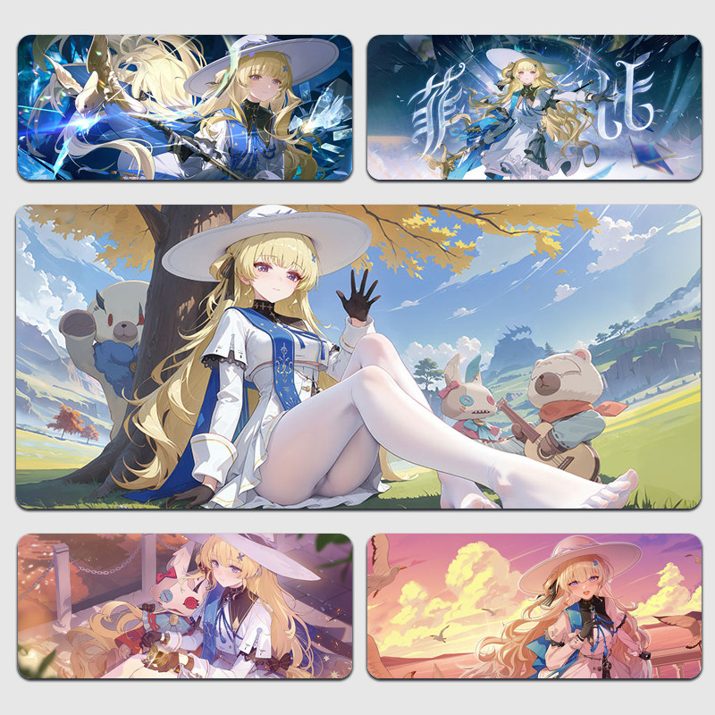 菲比鼠标垫鸣潮Phoebe周边大号