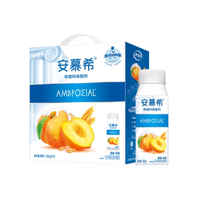 安慕希伊利草莓燕麦酸奶