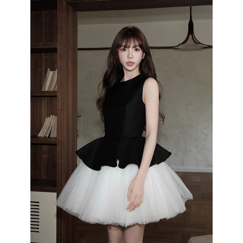 avenemt/芭蕾拼接蓬蓬裙