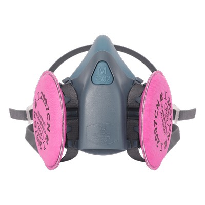 松工硅胶防尘口罩防工业粉尘2097滤棉P100防护面具二保焊电焊防烟