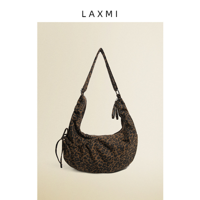 Laxmi原创小众设计豹纹腋下包