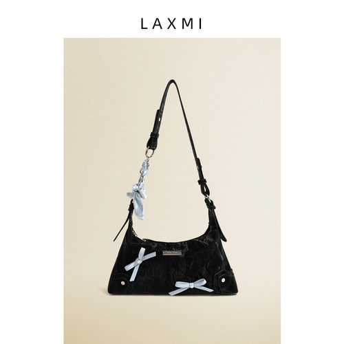 Laxmi原创小众设计蝴蝶结腋下包