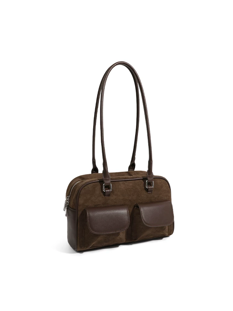 Южная Корея Сюй Юньчжэнь та же сумка Standoil Bowling Stand Oil Boston Tot Bags подмышки