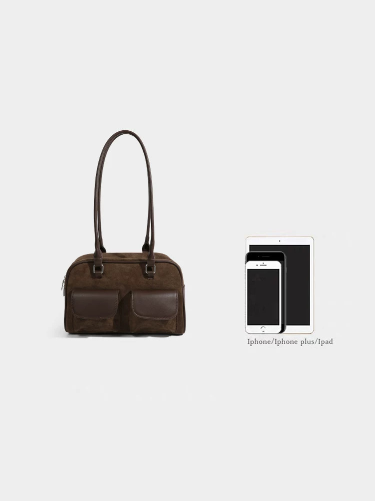 Южная Корея Сюй Юньчжэнь та же сумка Standoil Bowling Stand Oil Boston Tot Bags подмышки