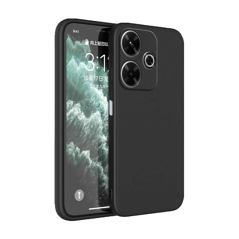 适用红米Note13R手机壳小米Redmi纯色磨砂全包noto防摔nt保护套n0te男R13女redminote新款nont外壳not钢化膜