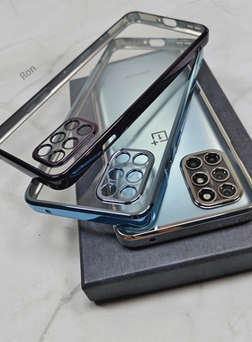 适用一加8T手机壳1+8T透明奢华硅胶5G保护套oneplus全包防摔八T男女新款一十高端高级T8钢化膜KB2000十后壳潮
