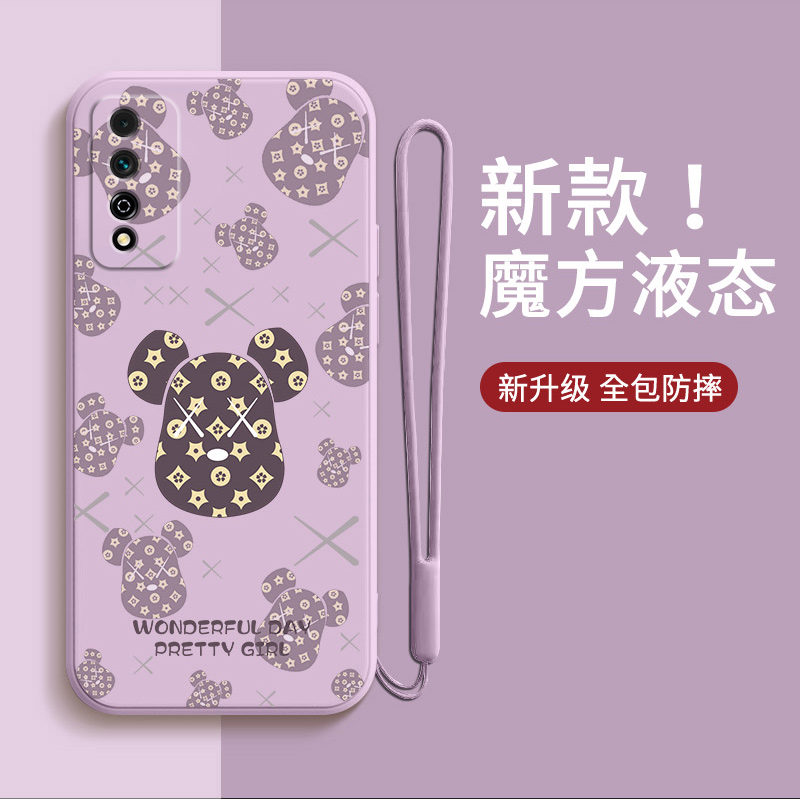 适用华为nzoneS7pro手机壳超薄硅胶全包防摔新款s7pro中国移动5g智选SP200外壳por保护套ins风暴力熊男女软壳