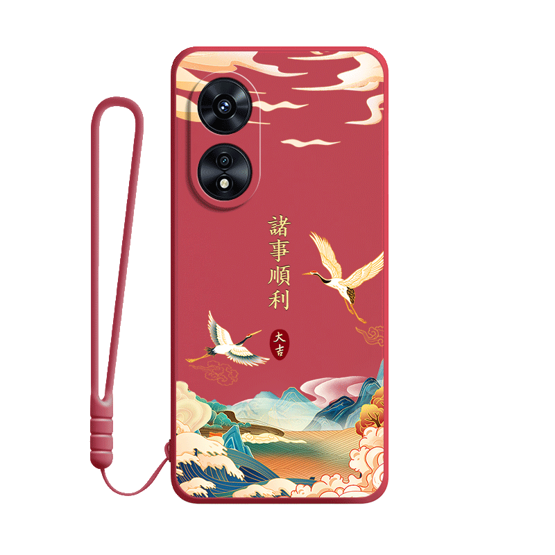 中国风适用OPPOA58x手机壳A58 OPPO硅胶5G版全包PHJ110保护套opp0pp0ppoa男opopa女新款opa585G防摔oppophj软